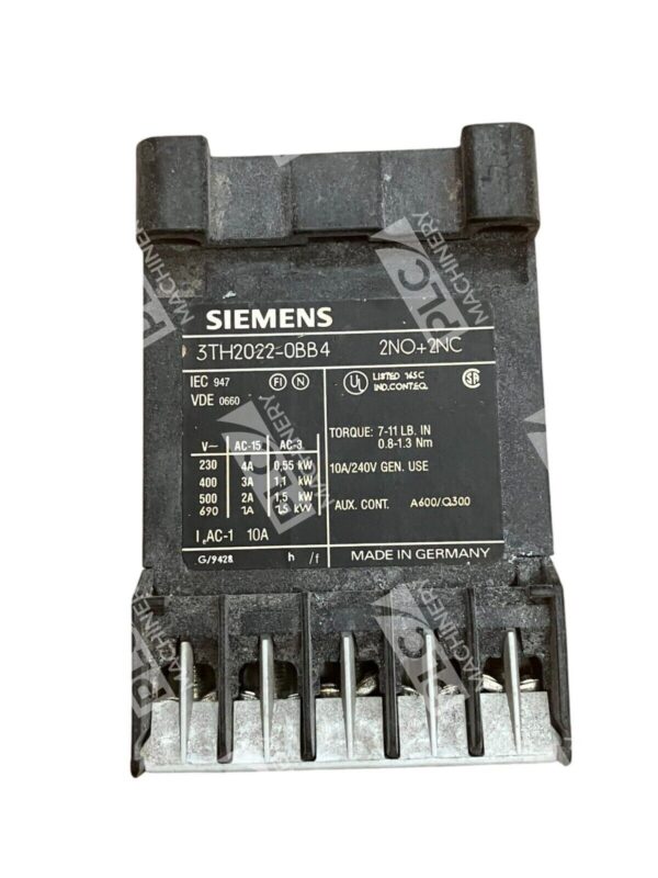 Siemens 10A Contactor Relay 3TH2022-0BB4 - Image 2