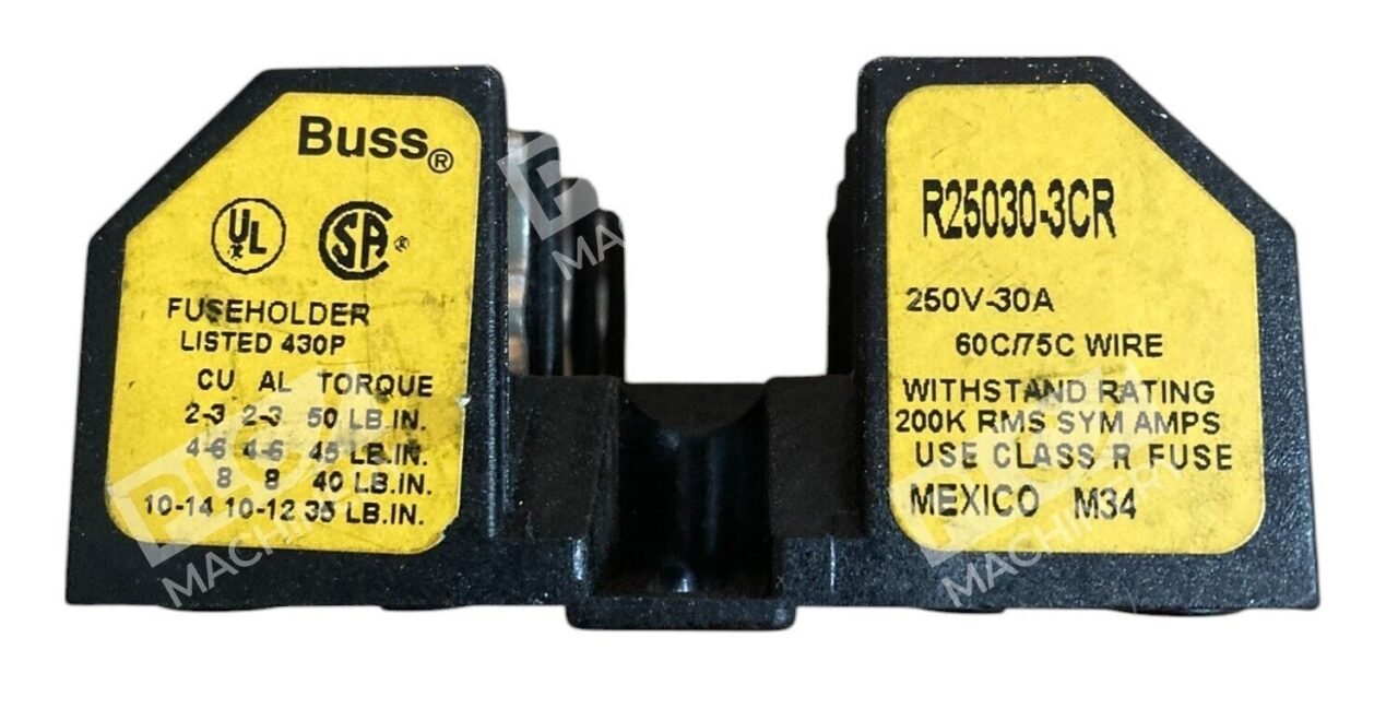 Buss Eaton Bussmann 250V-30A Listed 430P Fuse Holder R25030-3CR - Image 2