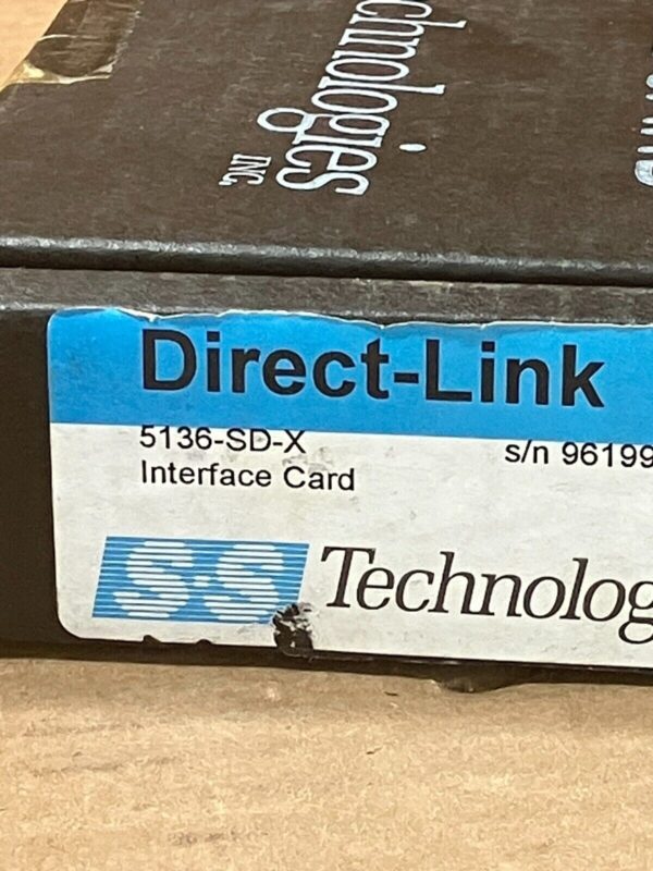 S-S Technologies 5136-SD-X Direct-Link Interface Card - Image 2