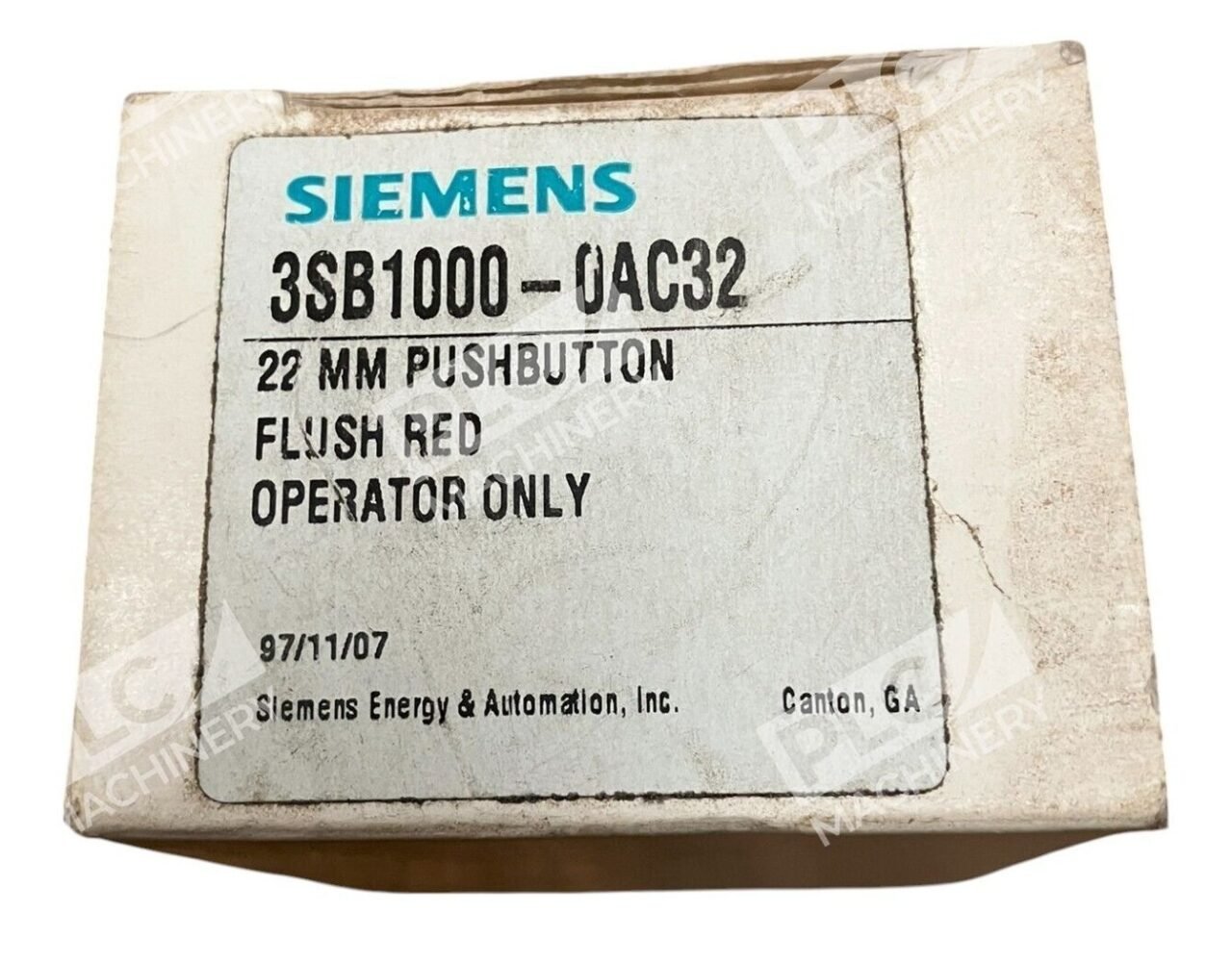 Siemens 22mm Pushbutton Flush Red Operator Only 3SB1000-0AC32 (lot of 2) - Image 3