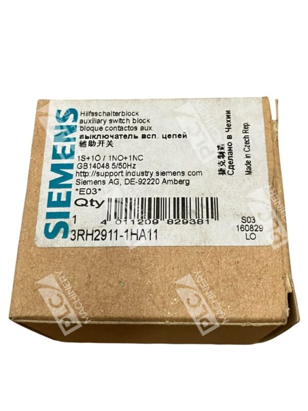 Siemens Auxiliary Switch Block 3RH2911-1HA11 - Image 2