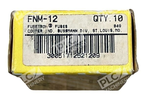 Cooper Bussmann 12A Fusetron Fuses FNM-12 (Box of 10)