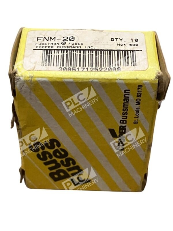 Cooper Bussmann 20A Fusetron Fuses FNM-20 (Box of 10) - Image 2