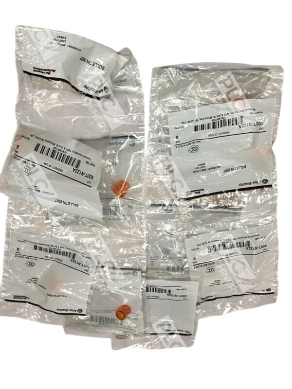 Allen Bradley AB Small Pilot Light Cap Amber 800T-N122A /B (lot of 5)