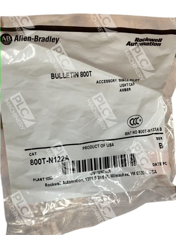 Allen Bradley AB Small Pilot Light Cap Amber 800T-N122A /B (lot of 5) - Image 3