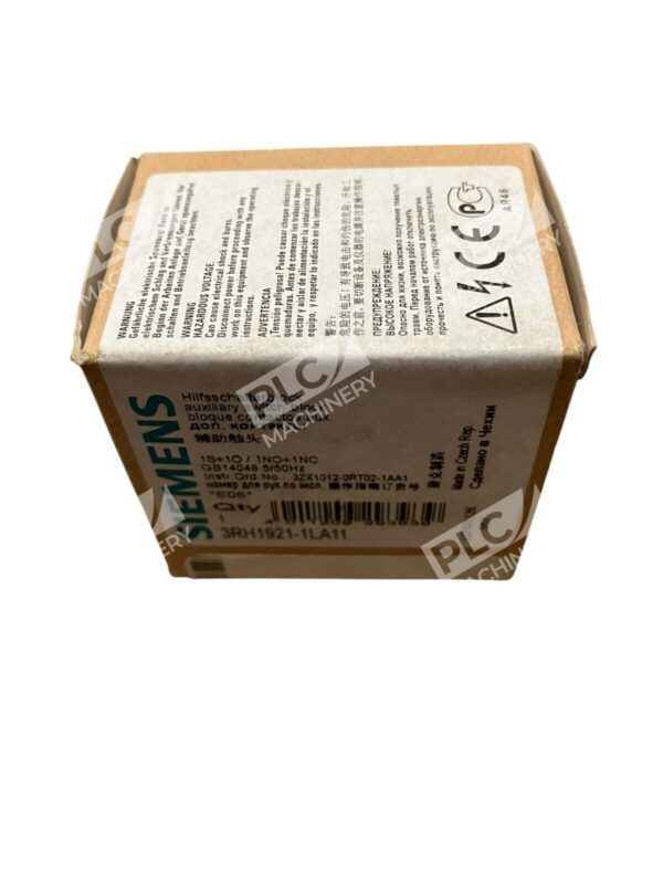Siemens Auxiliary Switch Block 10A 3RH1921-1LA11 - Image 2