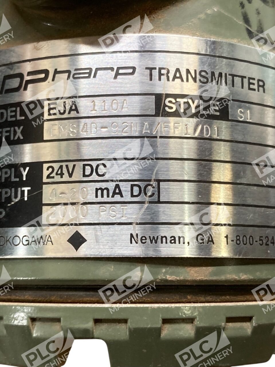 Yokogawa 4-20mA DC 2000PSI 24VDC DPharp Transmitter EJA110A EMS4B-92NA/FF1/D1 S1 - Image 8