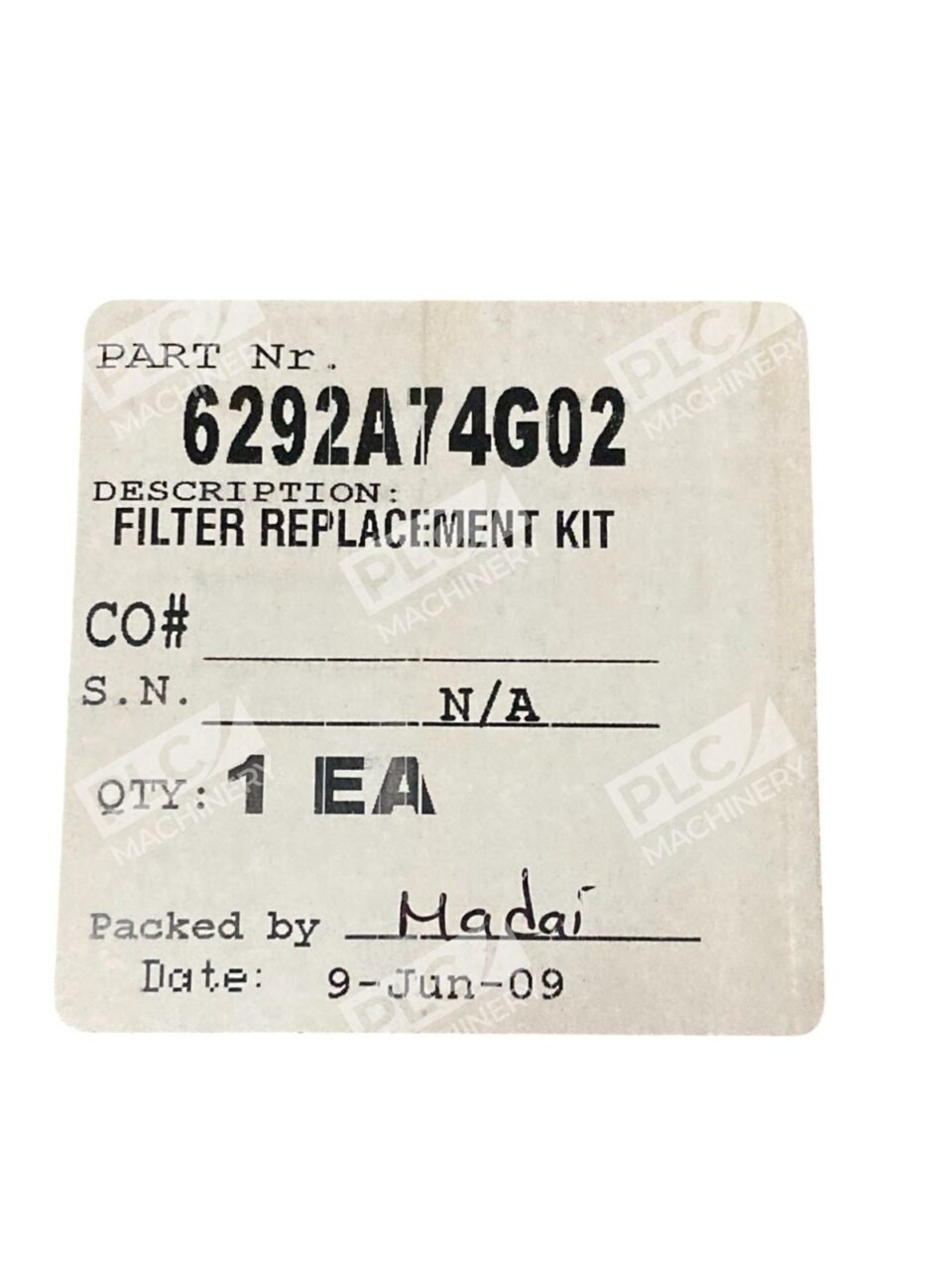 Rosemount FIL-6292A74G02 Filter Replacement Kit 6292A74G02 - Image 2