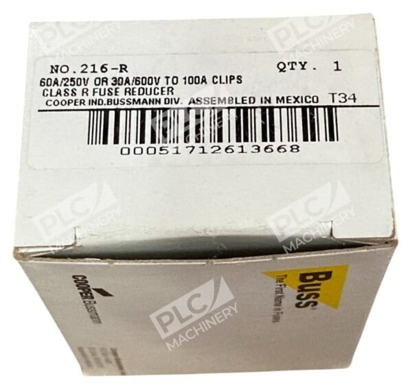 Cooper Bussmann 60A/250V Or 30A/600V To 100A Clips Fuse Reducer 216-R - Image 2