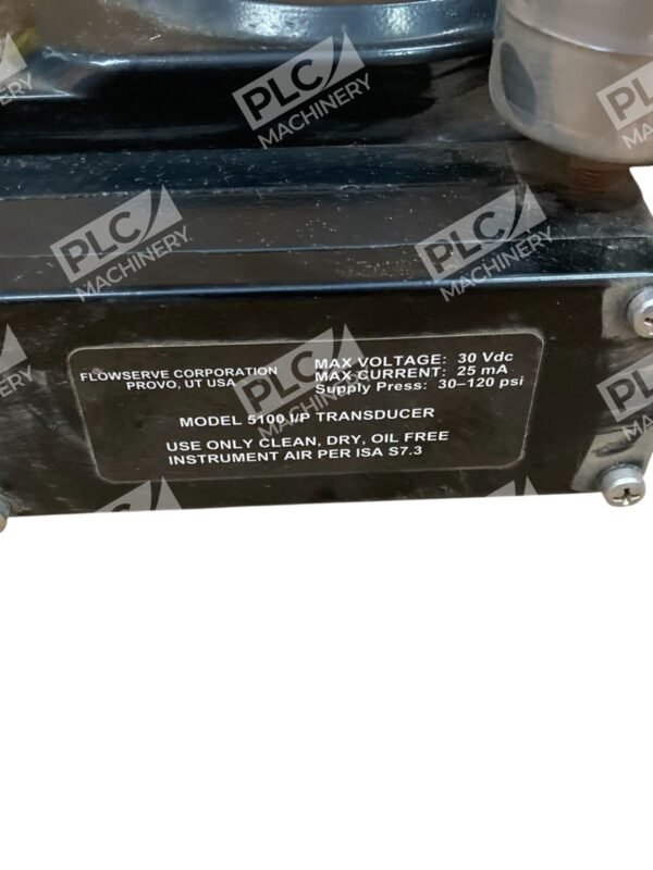 Flowserve Corp Accord 51147-A 30VDC 25mA 30-120psi Model 5100 I/P Transducer - Image 6