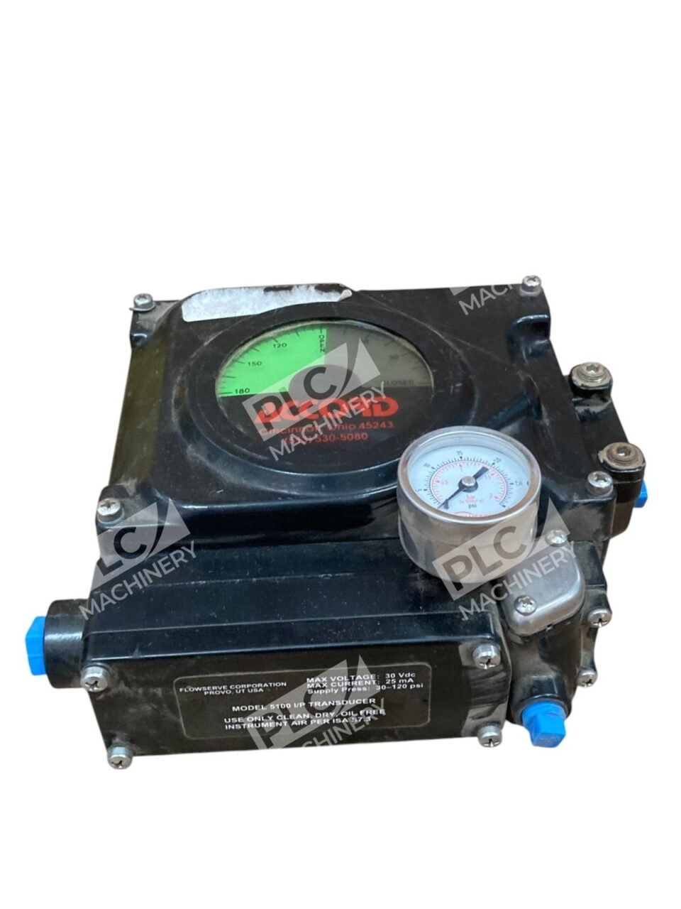 Flowserve Corp Accord 51147-A 30VDC 25mA 30-120psi Model 5100 I/P Transducer - Image 7