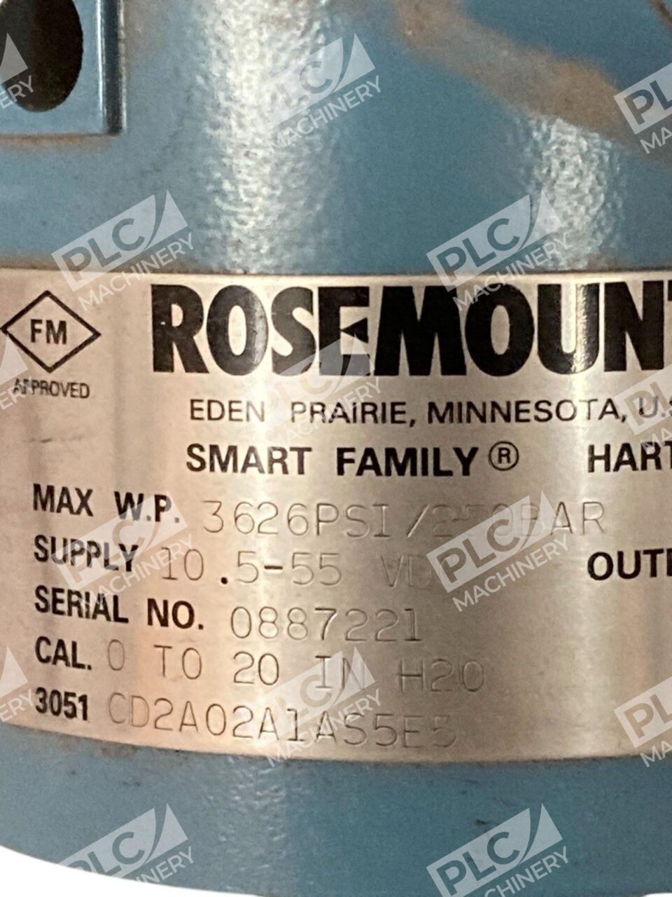 Rosemount MT3VIS-2 Instrument Manifold Smart Family Hart 3051 CD2A02A1AS5E5 - Image 9