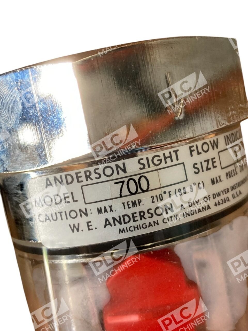 Dwyer WE Anderson A36N S685557-01 Sight Flow Indicator 700 1-1/2" SFI-700-1 1/2" - Image 9