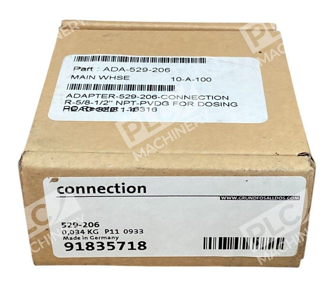 Grundfos Connection 1/2NPT 529-206 0,034KG P11 0933 Connection Adapter 91835718