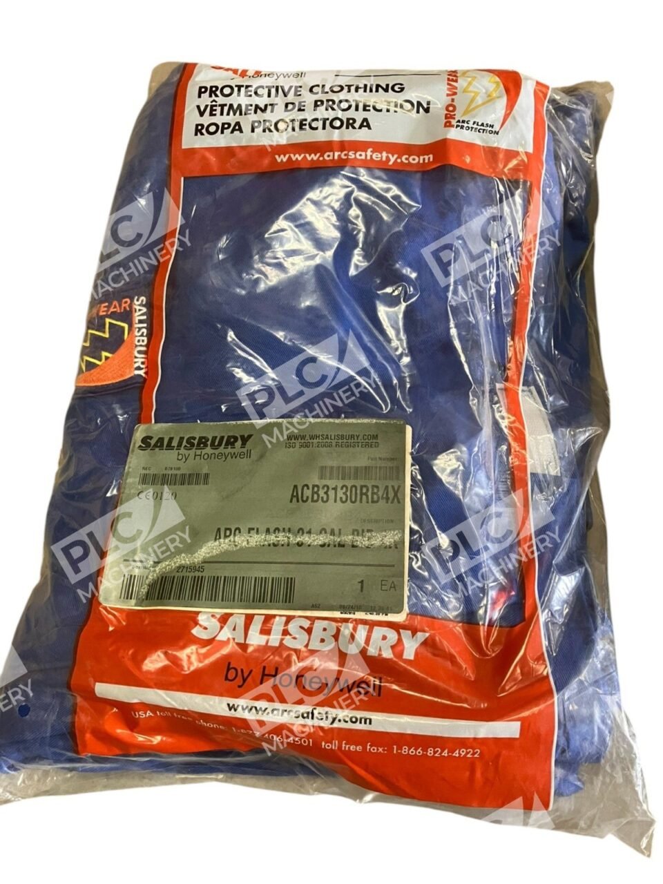 Honeywell Salisbury ARC Flash 31 CAL BIB 4X Protective Clothing ACB3130RB4X