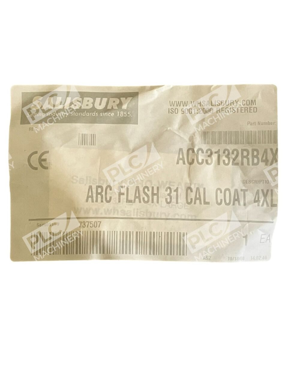 Salisbury ARC Flash 31 CAL Coat 4XL ACC3132RB4X - Image 2