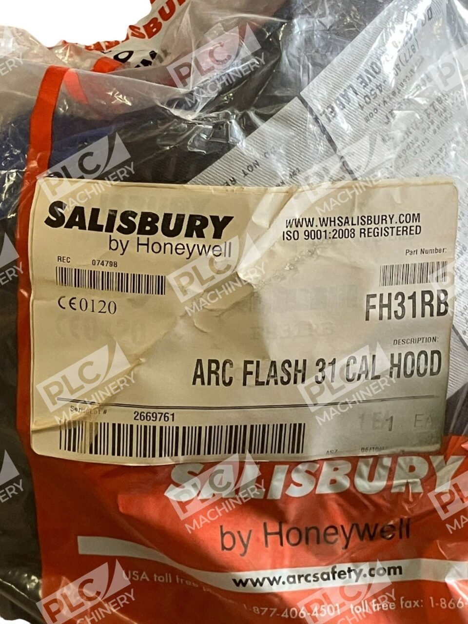 Honeywell Salisbury ARC Flash 31 CAL Hood FH31RB - Image 2