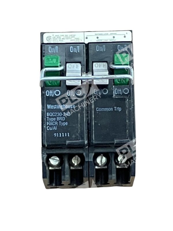 Westinghouse BQC230-240 Type BRD HACR Type Cu/Al Circuit Breaker