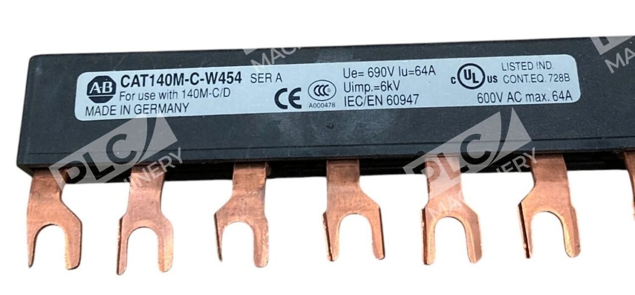 Allen Bradley AB 64A 600VAC Busbar 140M-C-W454 /A - Image 2