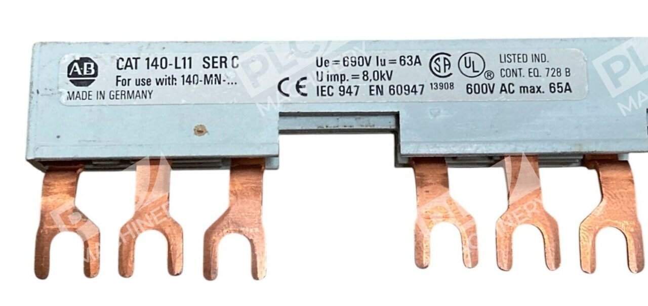 Allen Bradley AB 65A 600VAC 690V 63A Commoning Link 140-L11 /C - Image 2