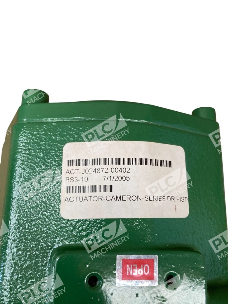 John Deere Pneumatic Actuator Cameron Dr Piston Series J024872-00402 - Image 6