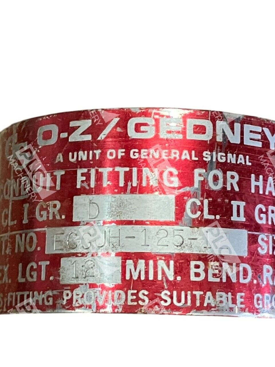 General Signal Emerson O-Z Gedney 1-1/4x12" Flex Coupling ECGJH-125-12 - Image 4