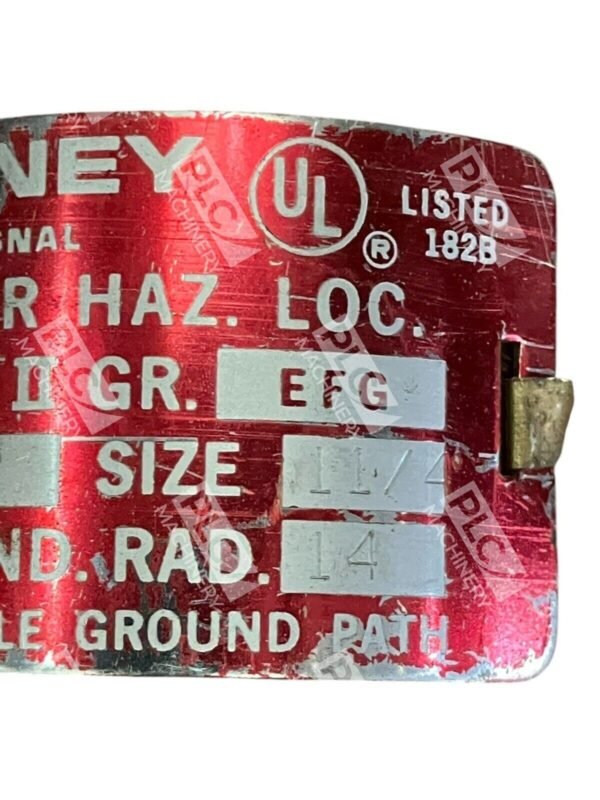 General Signal Emerson O-Z Gedney 1-1/4x12" Flex Coupling ECGJH-125-12 - Image 5
