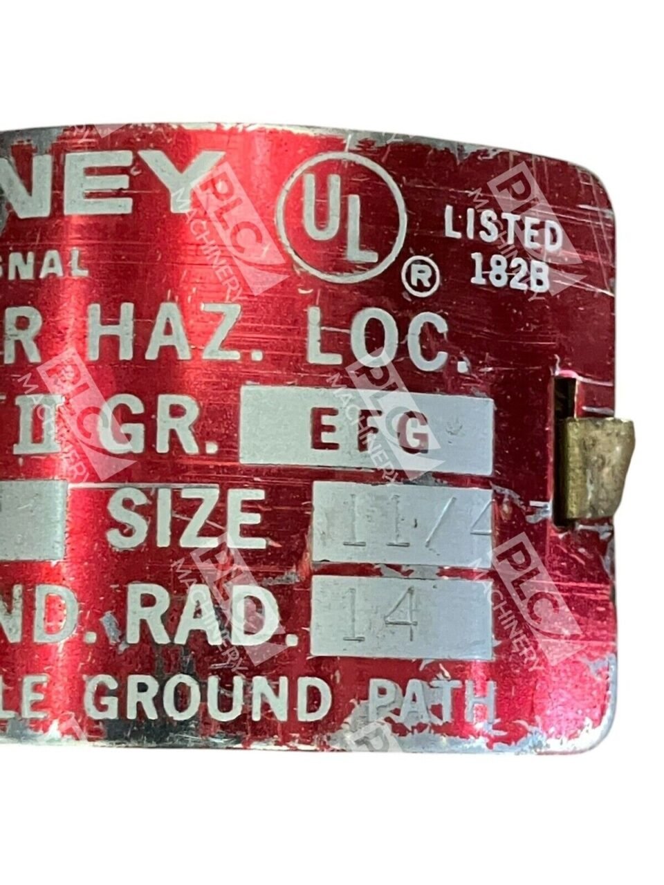 General Signal Emerson O-Z Gedney 1-1/4x12" Flex Coupling ECGJH-125-12 - Image 5