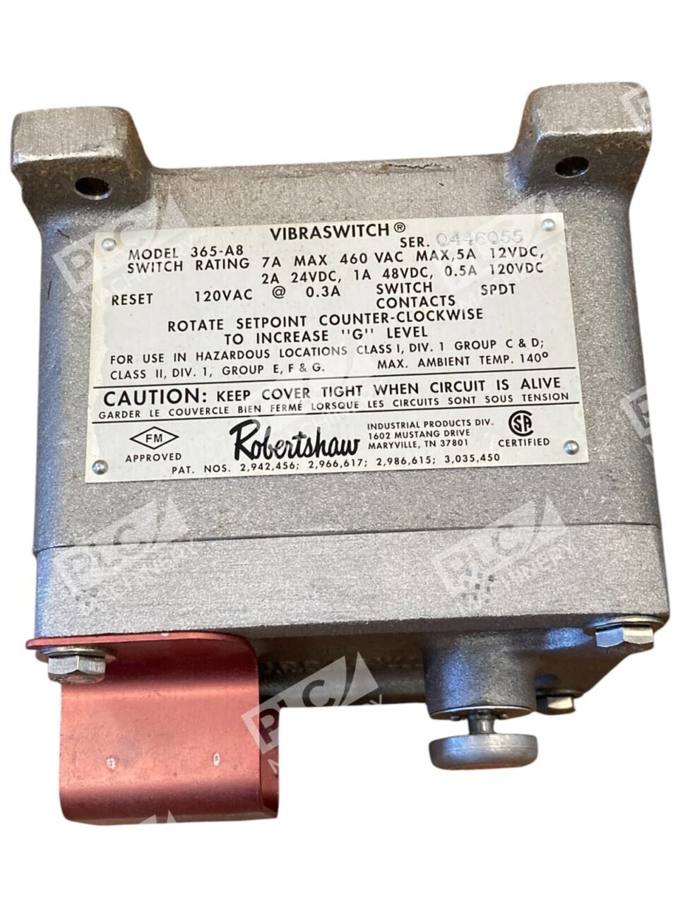 Robertshaw 7A Malfunction Detector Vibraswitch 365-A8 - Image 5