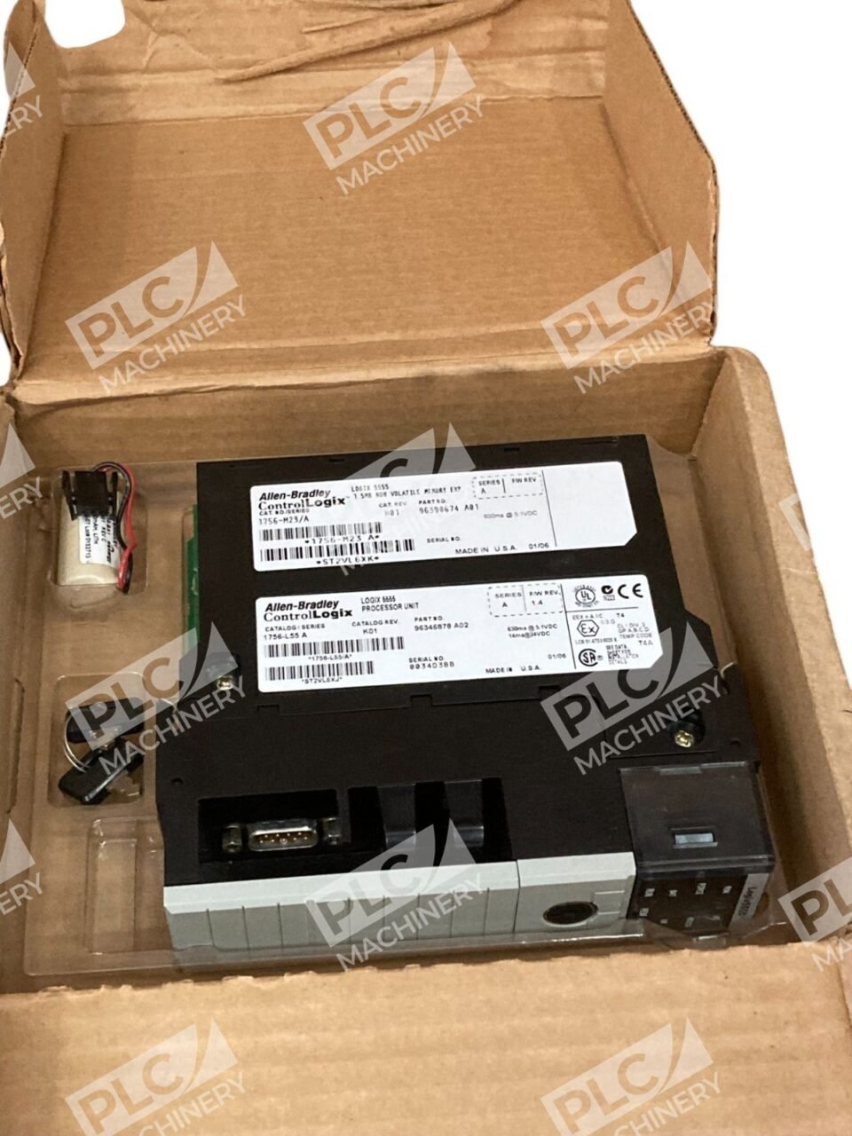 Allen Bradley AB 1756-M23 /A Logix 5555 Processor Unit 1756-L55 /A