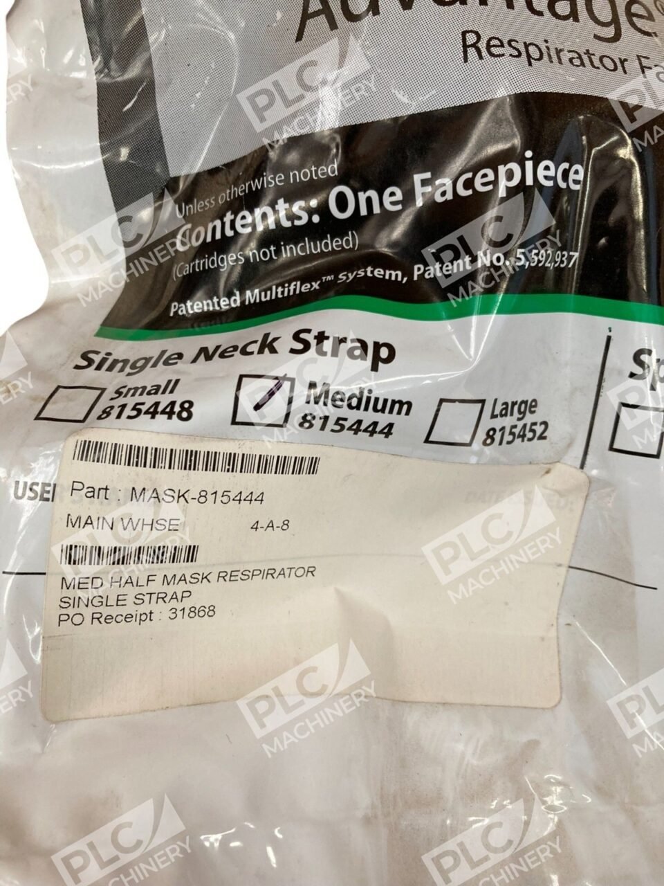 MSA Single Neck Strap Advantage 200LS Respirator Facepiece 815444 (lot of 2) - Image 4