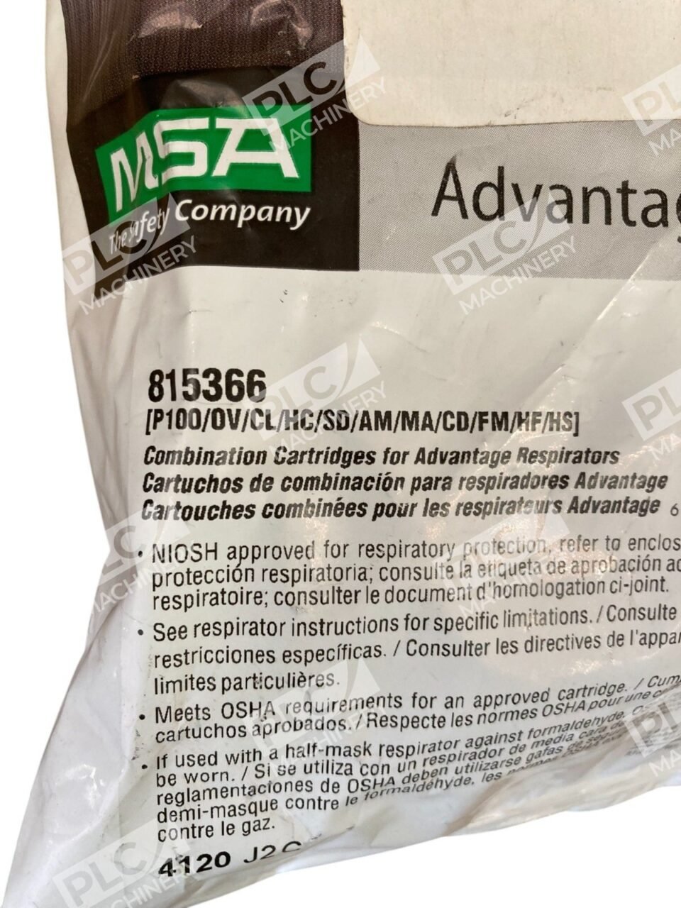 MSA Advantage GME-P100 Combination Cartridge Advantage 815366 (Pack of 2) - Image 5