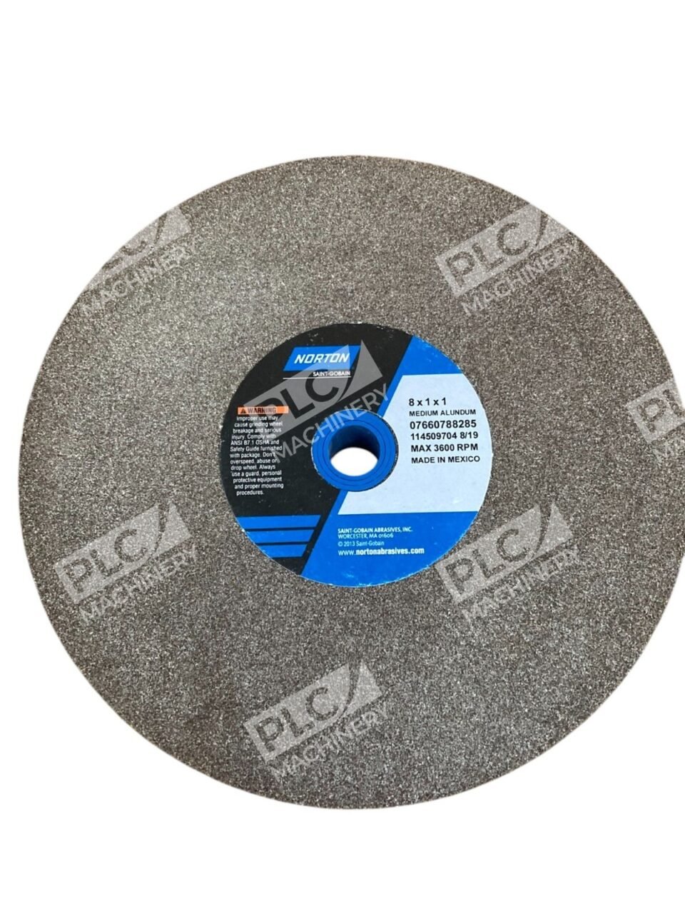 Norton Saint-Gobain 8X1X1 60 Grit Medium Gemini 8" Grinding Wheel - Image 7