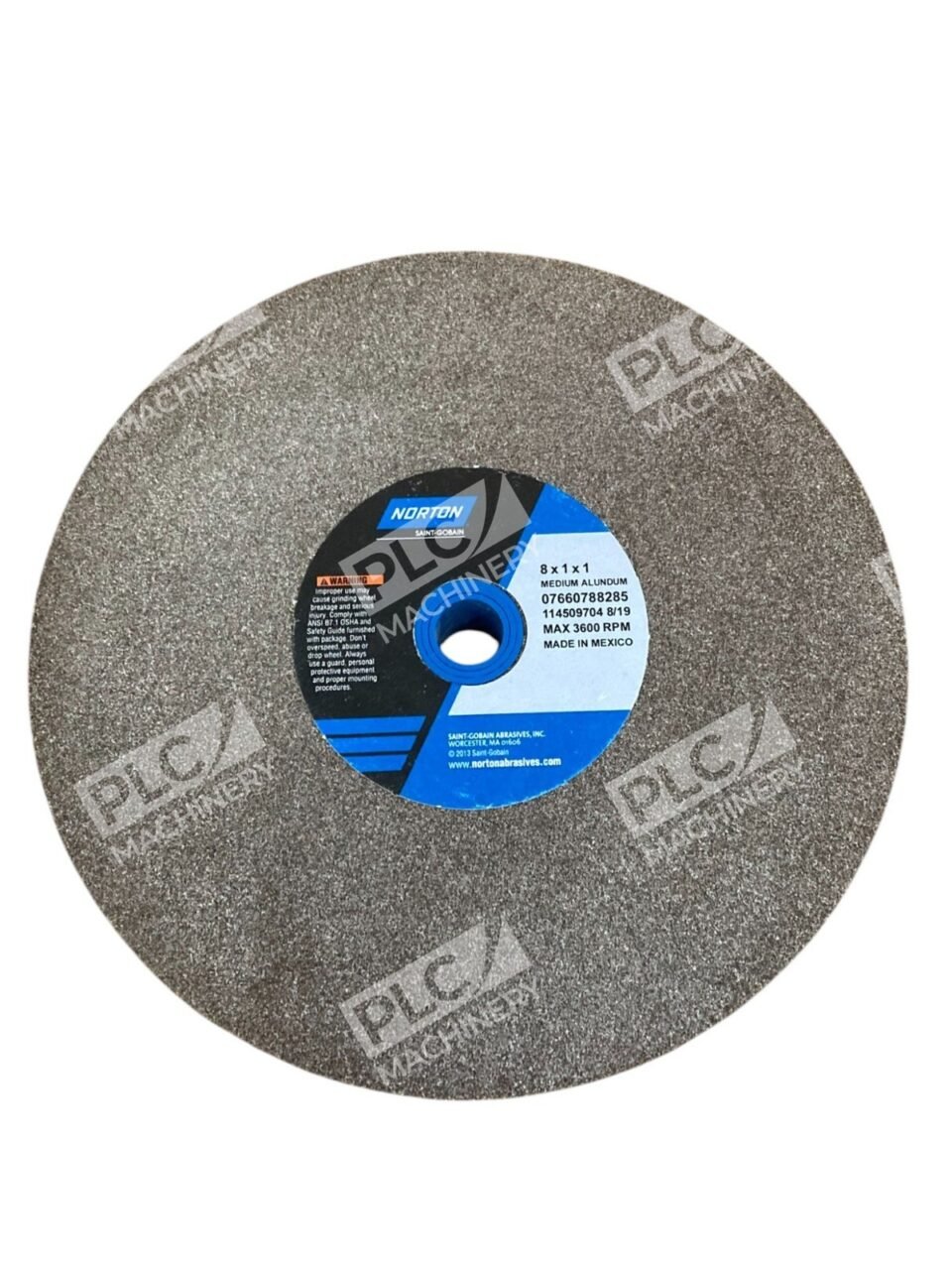Norton Saint-Gobain 8X1X1 60 Grit Medium Gemini 8" Grinding Wheel - Image 8