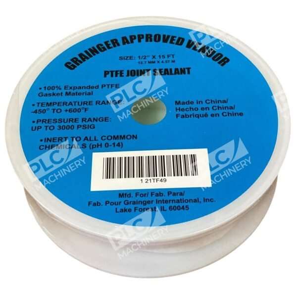Grainger Approved Vendor 1/2"X15FT PTFE Joint Sealant 21TF49 - Image 4