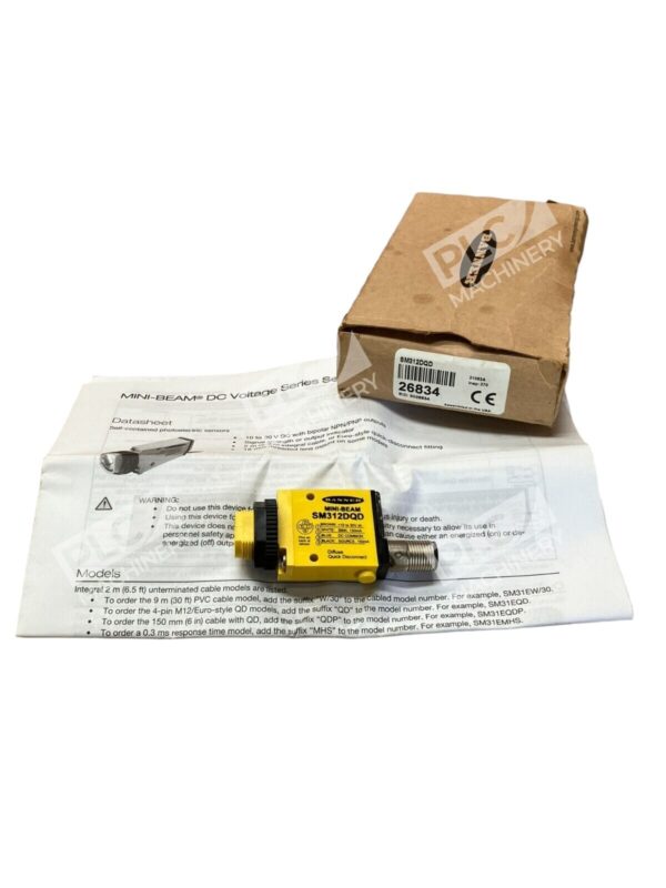 Banner SM312DQD Mini-Beam Photoelectric Sensor - Image 2