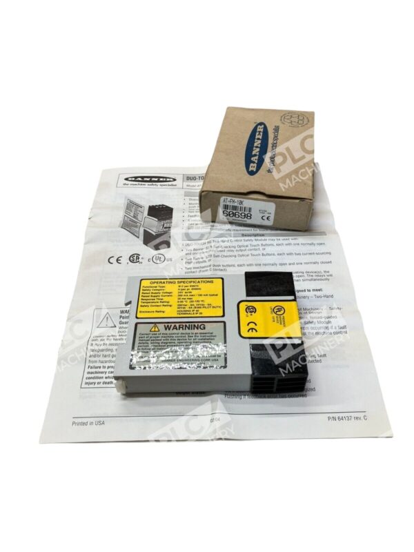 Banner AT-FM-10K Safety Relay Module - Image 2