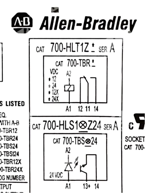 Allen Bradley 700-HLT1Z /A, 700-HLS1Z24 /A, 700-TBS24 /C - Image 3