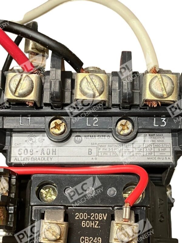 Allen Bradley 509-ACH /B w/ 509-A0H /B - Image 6