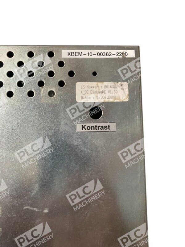 Siemens Scilimat X_BE EintauPC V1.30 Operator Interface XBEM-10-00382-2200 - Image 2