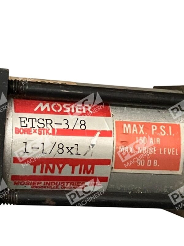 Mosier 1-1/8x1 Tiny Tim Pneumatic Cylinder ETSR-3/8 - Image 2