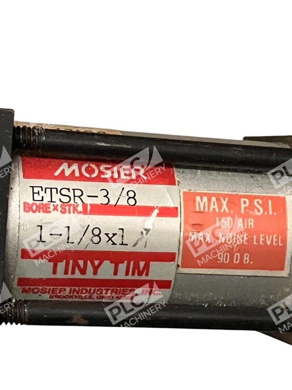 Mosier 1-1/8x1 Tiny Tim Pneumatic Cylinder ETSR-3/8 - Image 2