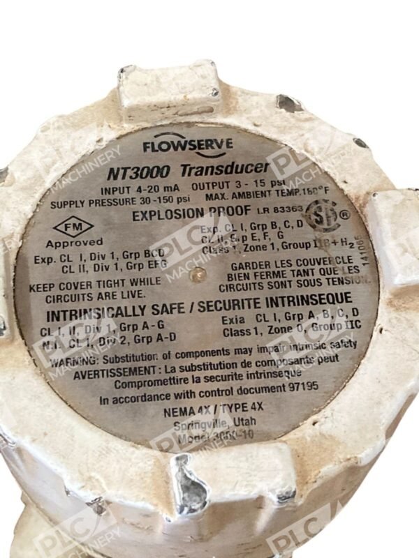 Flowserve NT3000 Transducer 3000-10 - Image 4