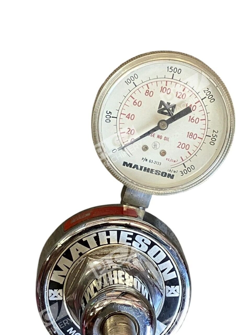 Matheson Regulator 1L350 w/ Matheson Gauge 63-3133 - Image 2