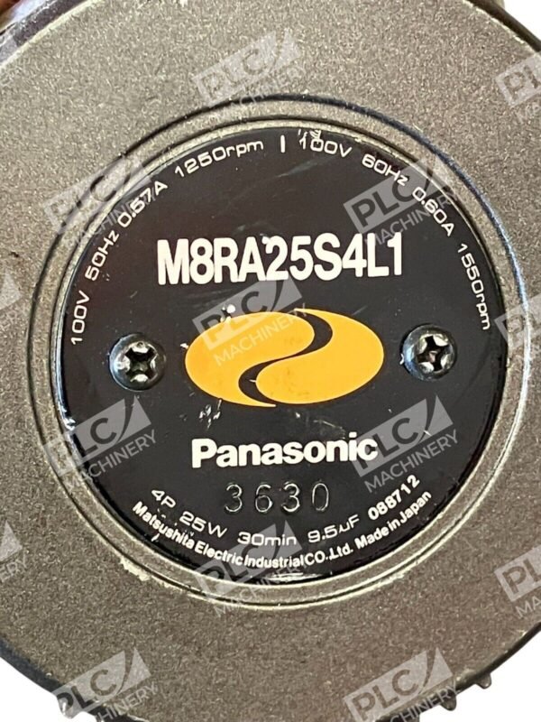 Panasonic 100V 4P 25W 30min 9.5uF Motor M8RA25S4L1 - Image 2
