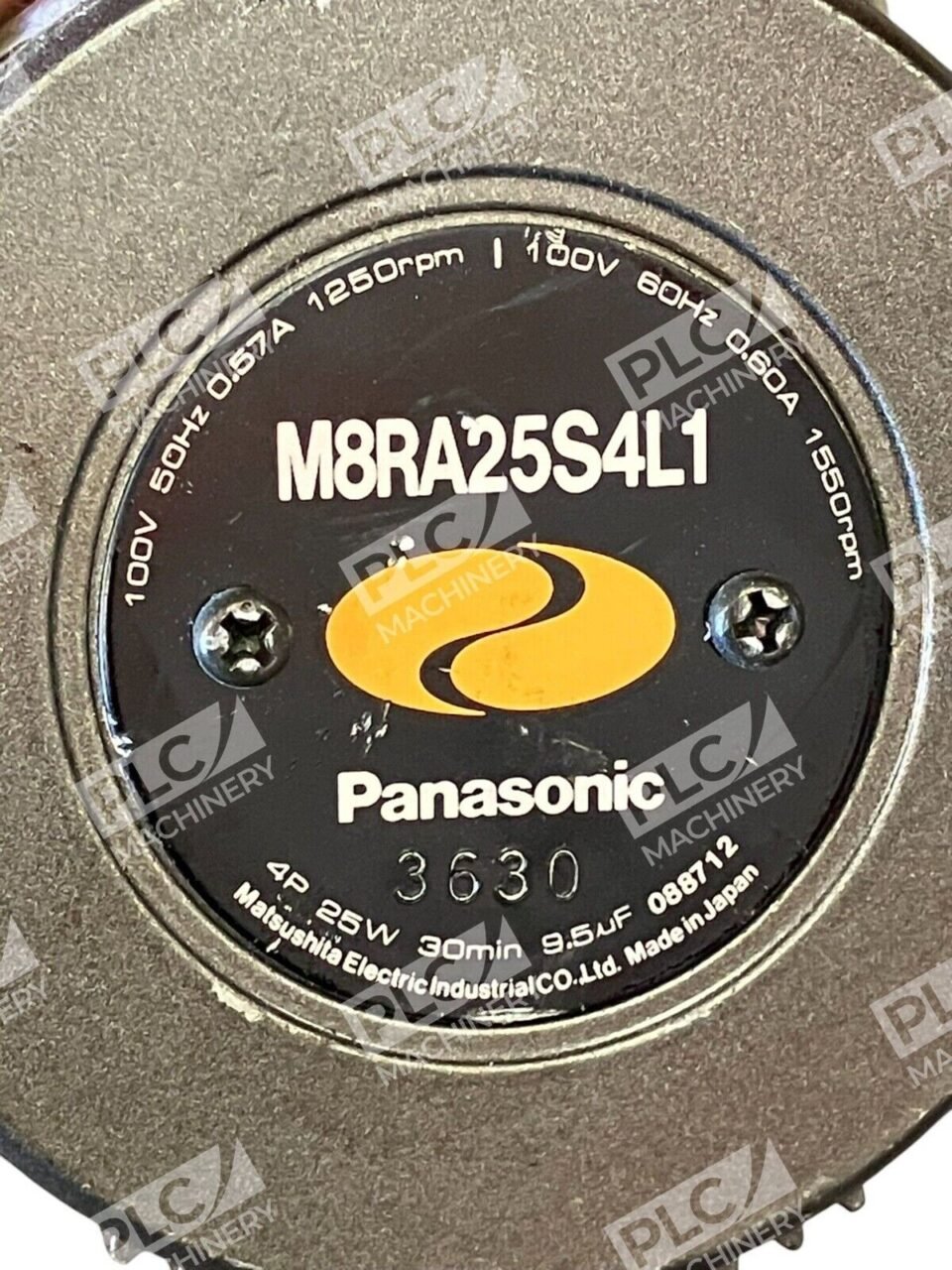 Panasonic 100V 4P 25W 30min 9.5uF Motor M8RA25S4L1 - Image 2