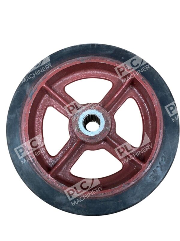 Iron Knight Heavy-Duty Rubber Wheel 8"x2"