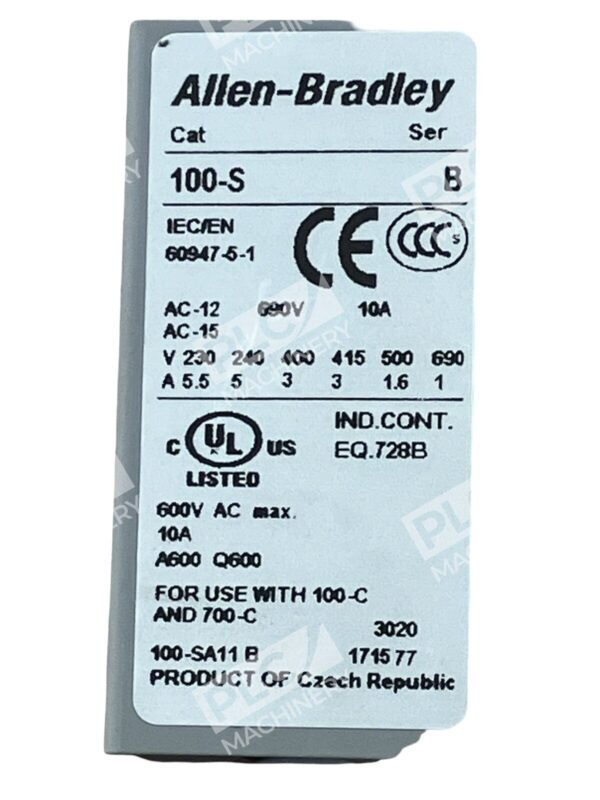 Allen Bradley 100-S /B Auxiliary Contact (lot of 5) - Image 2