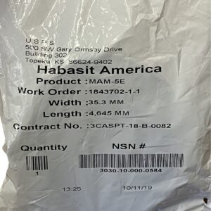 Habasit America MAM-5E Belt 35.3mmx4645mm (lot of 3)