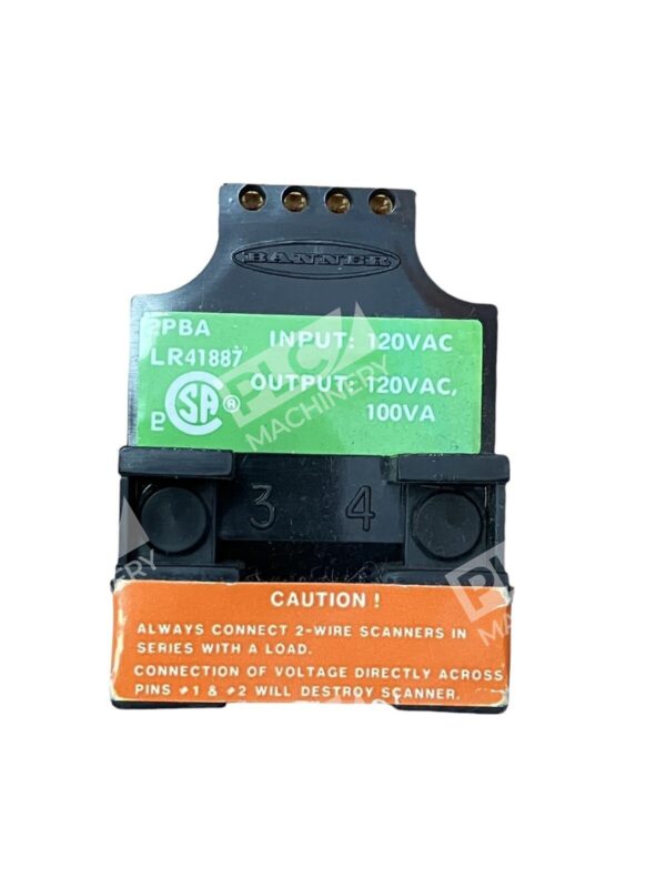 Banner 2PBA 16546 Photoelectric Power Block - Image 2